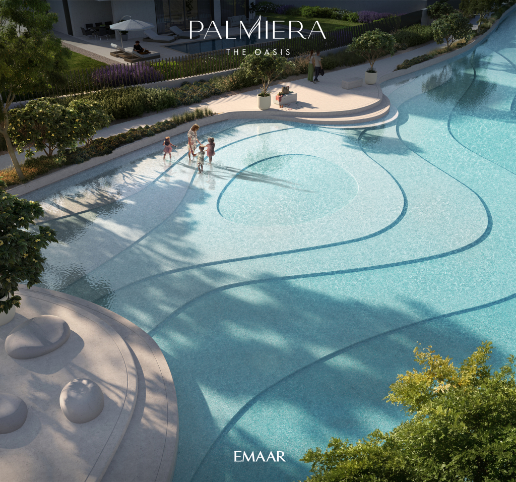 Palmiera lagoon pool at The Oasis by Emaar